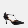 Pumps CRISPI | Black Nappa Decollete