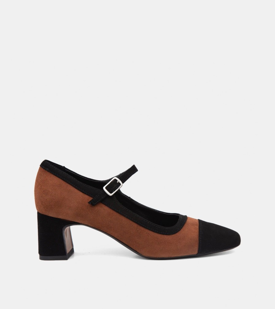 Pumps NOE | Leather Suede Decollete