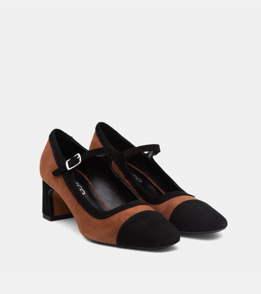 Pumps NOE | Leather Suede Decollete