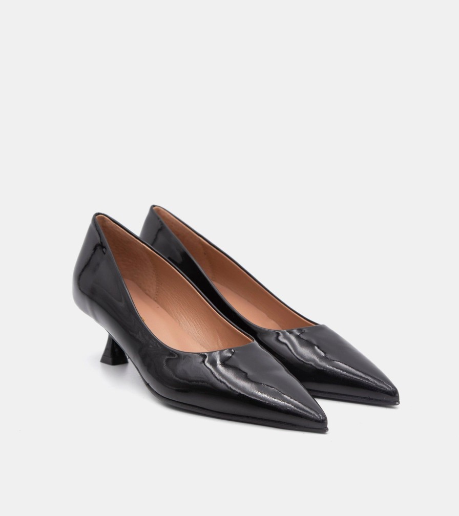 Pumps CANAPE | Patent Black Decollete