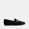 Moccasins ESTER | Black Velvet Loafers