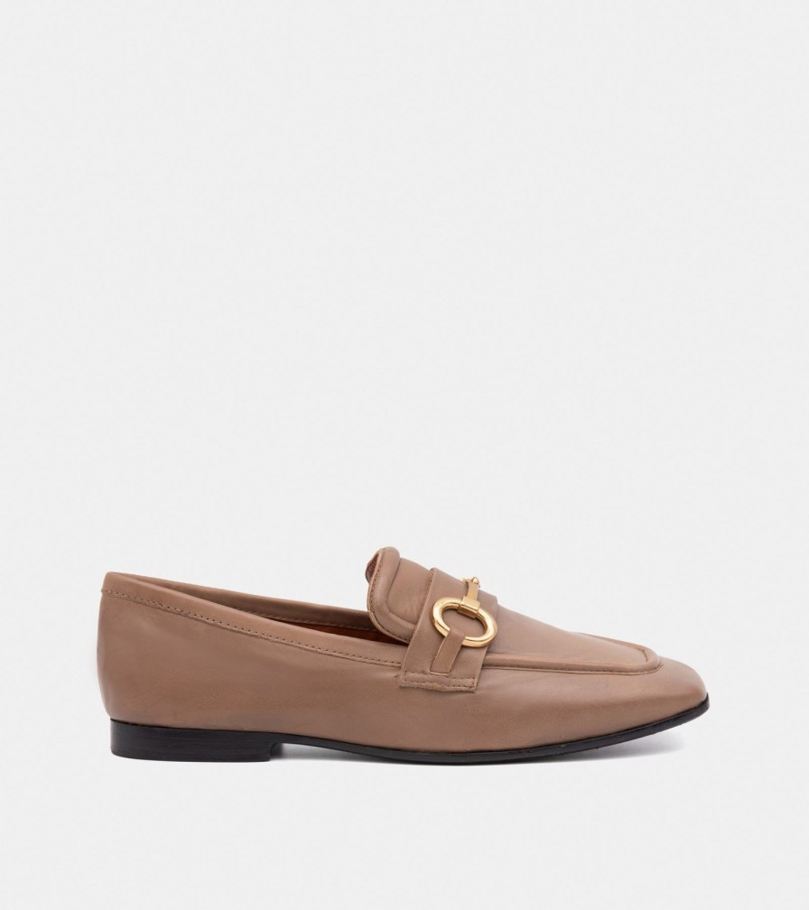 Moccasins G.UNION | Taupe Nappa Loafers