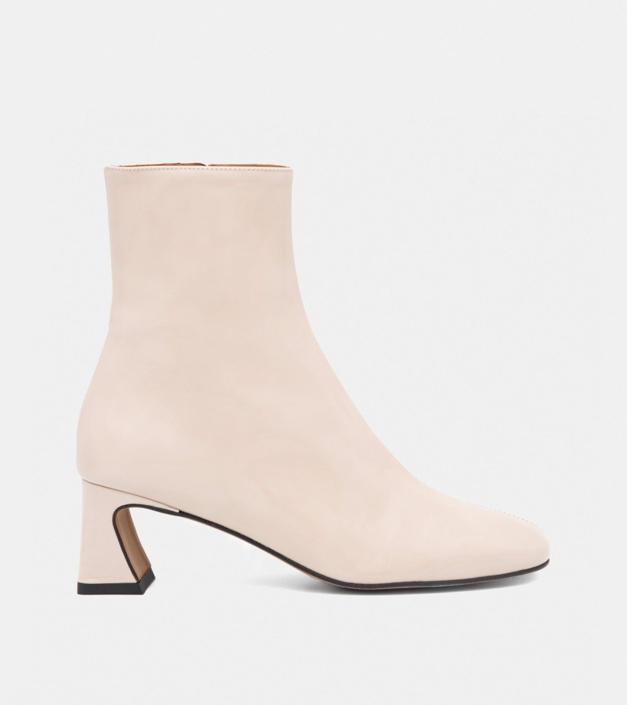 Ankle Boots ALARCON | Tronchetti Vernice Panna