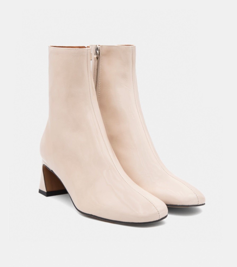 Ankle Boots ALARCON | Tronchetti Vernice Panna