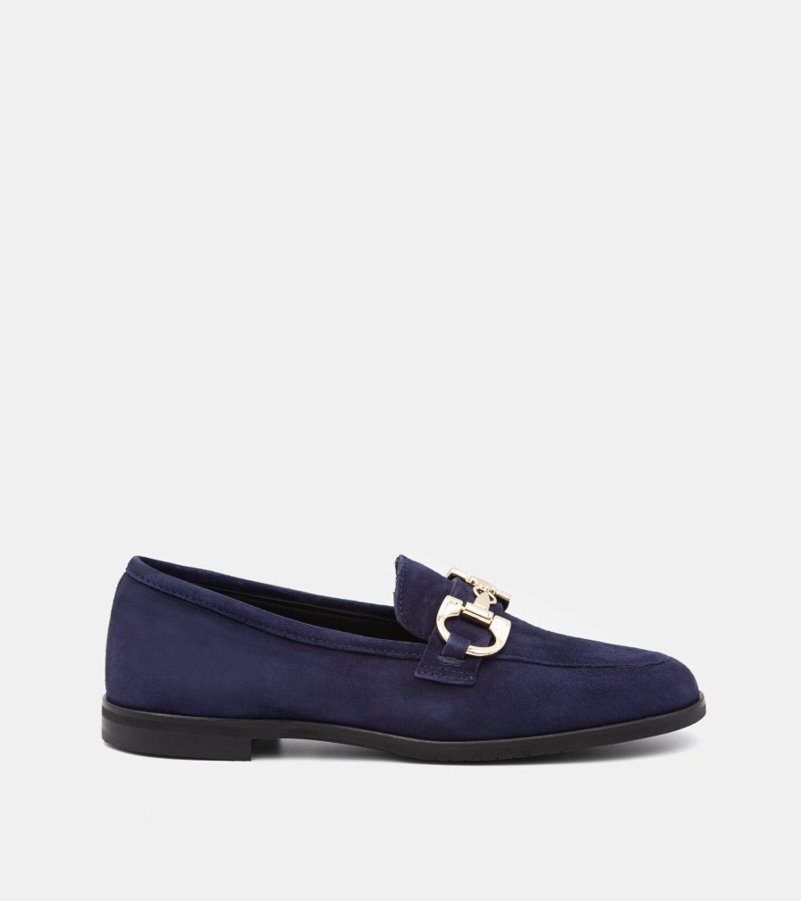 Moccasins BENCIVENGA | Blue Suede Loafers