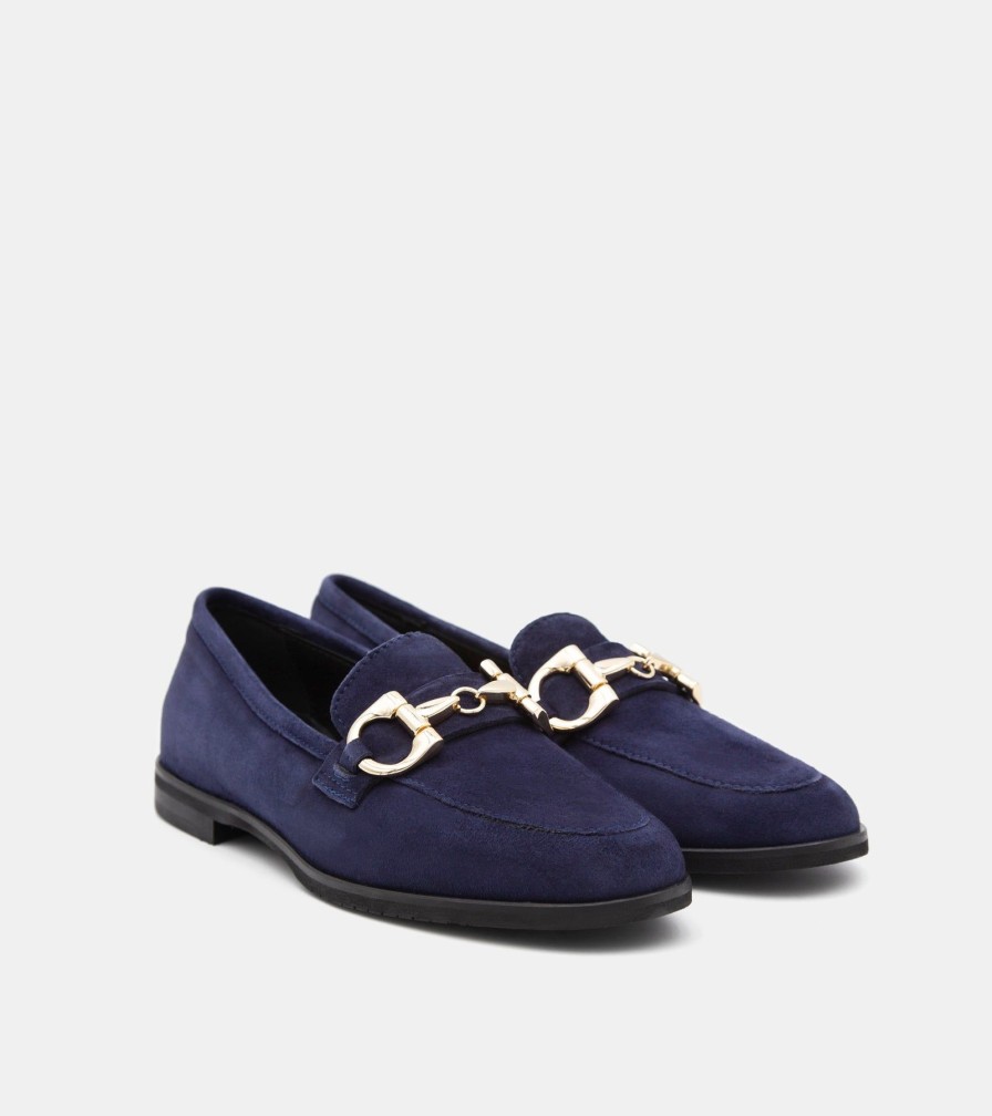 Moccasins BENCIVENGA | Blue Suede Loafers