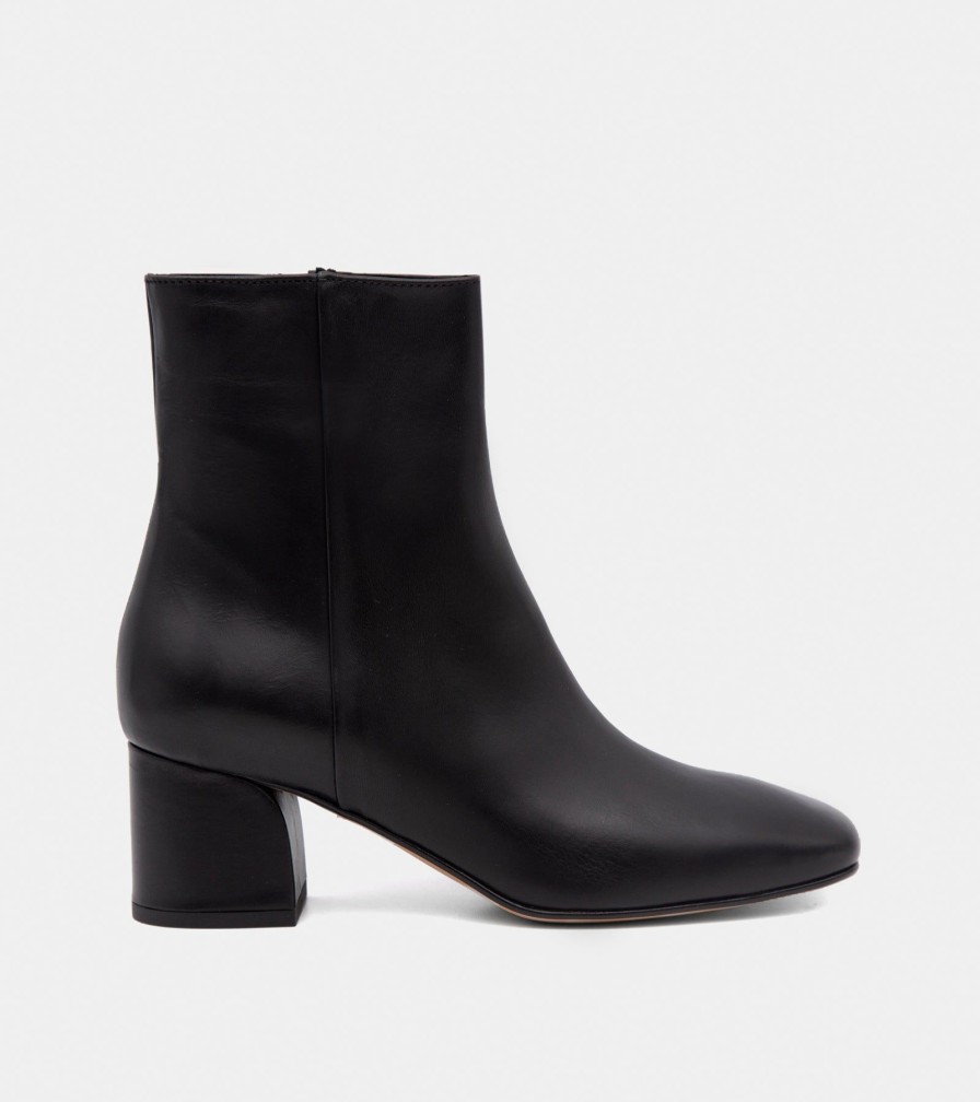 Ankle Boots LADYSHOES | Black Calf Ankle Boots