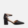 Pumps CRISPI | Black Nappa Decollete