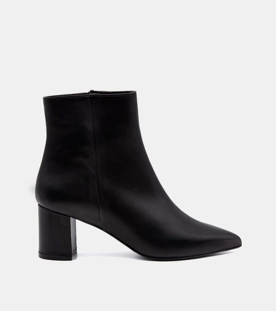 Ankle Boots CRISPI | Black Nappa Ankle Boots