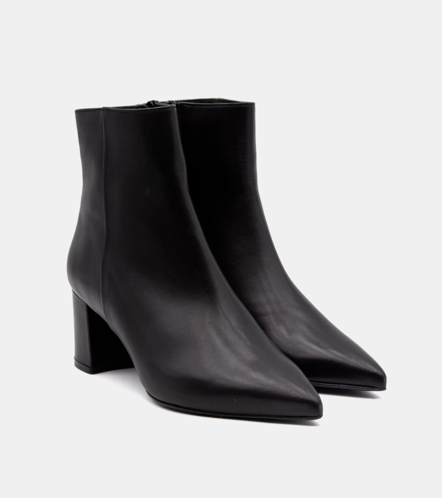 Ankle Boots CRISPI | Black Nappa Ankle Boots