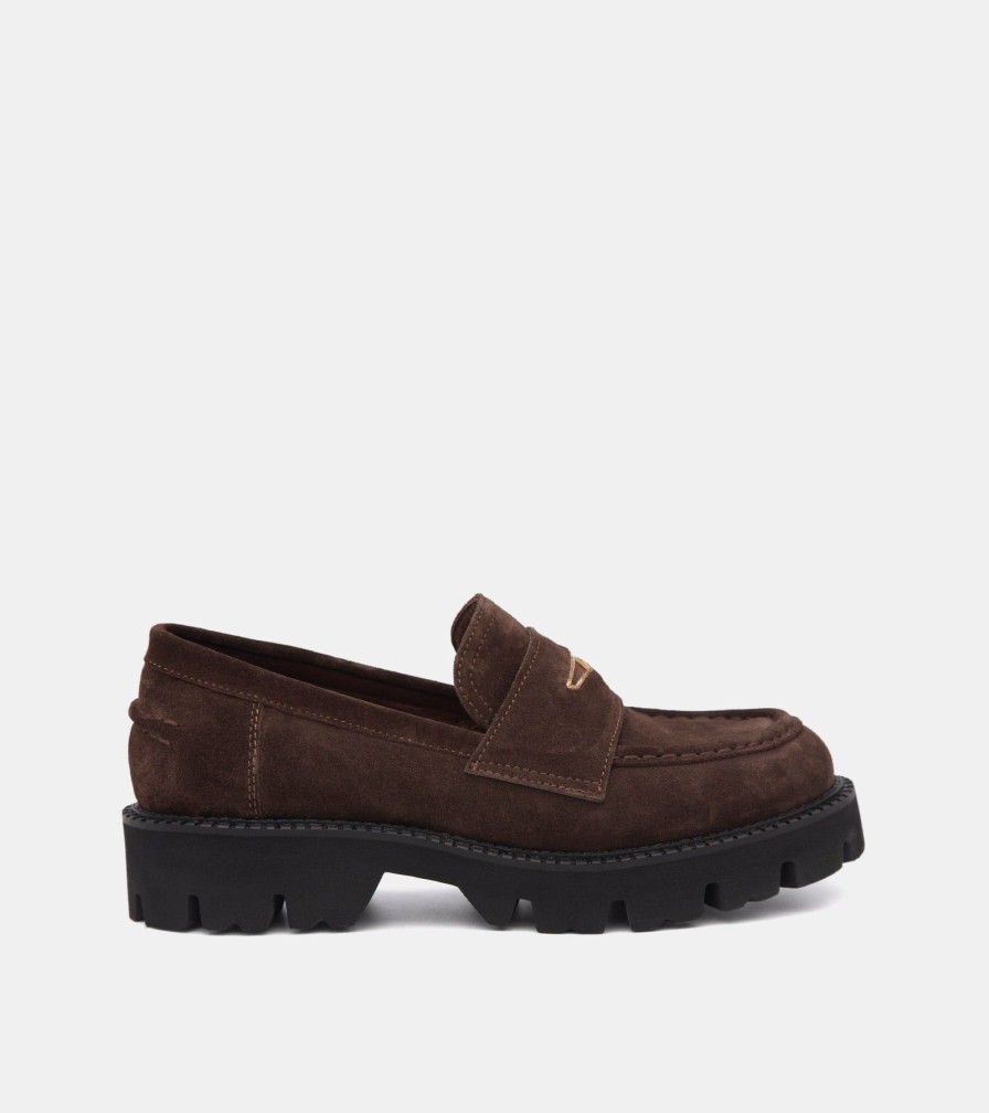 Moccasins PEOCHI | Mocassini Camoscio Marrone