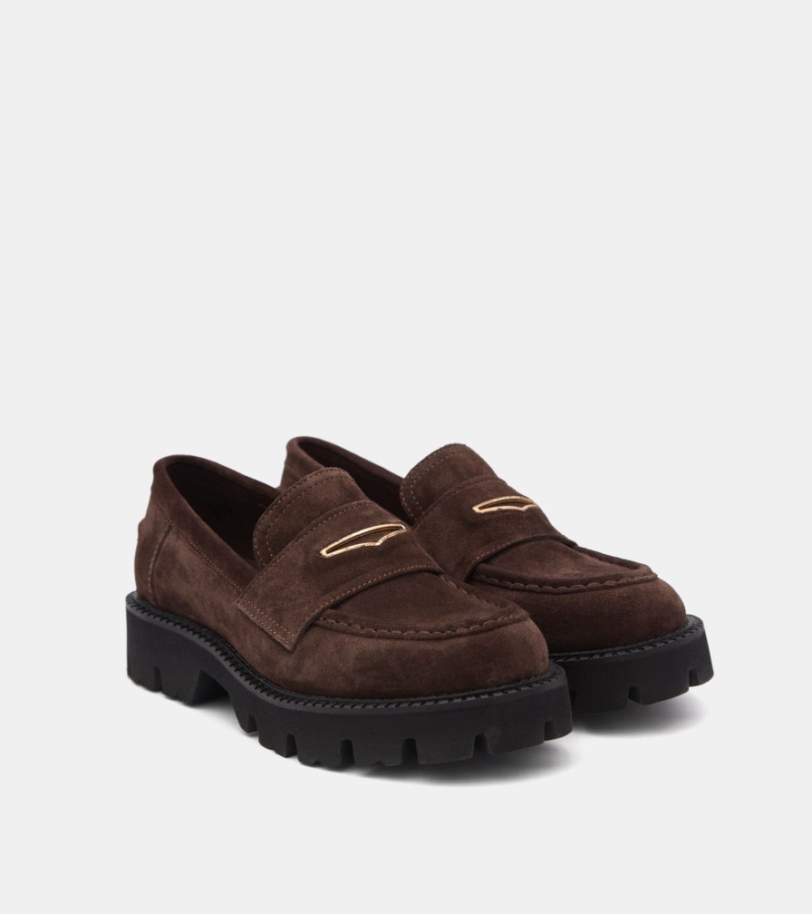 Moccasins PEOCHI | Mocassini Camoscio Marrone