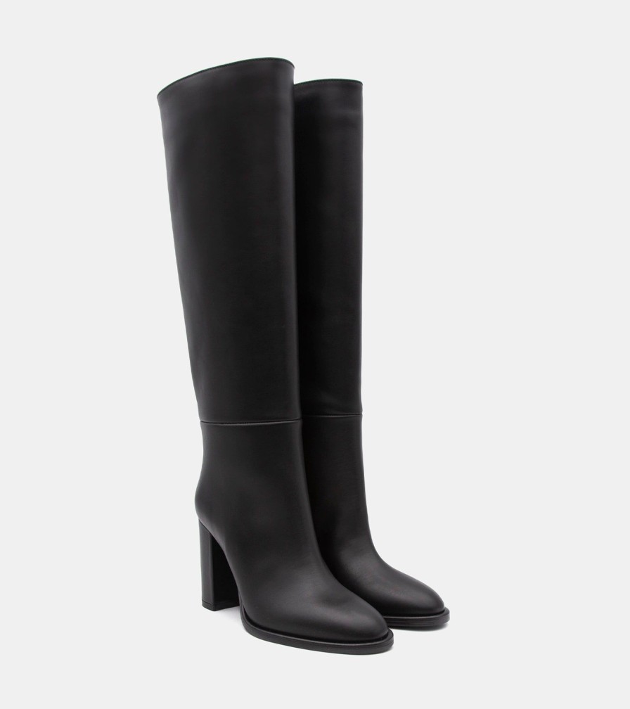 Boots CANAPE | Black Calfskin Boots