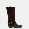 Texans Vu0026C | Dark Brown Suede Boots