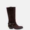 Boots Vu0026C | Dark Brown Suede Boots