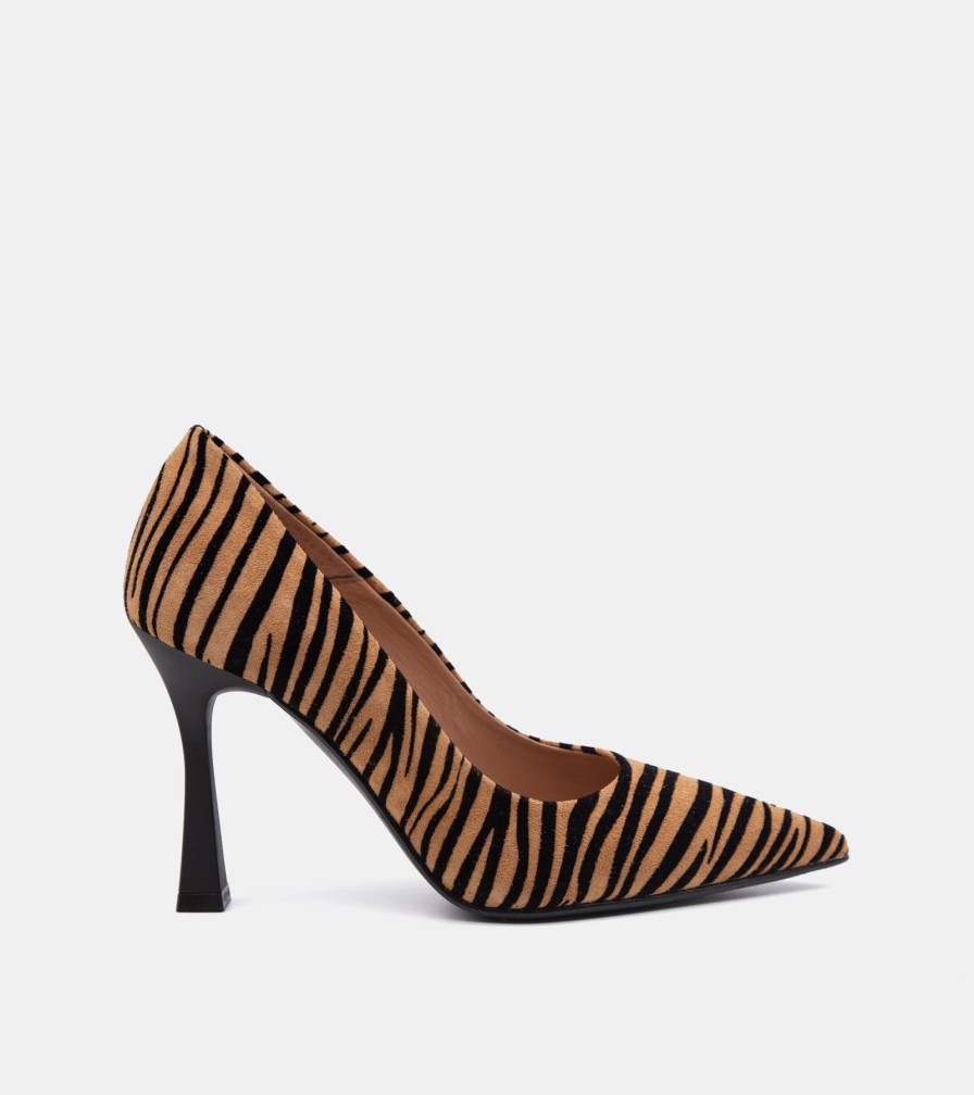 Pumps CANAPE | Zebra Leather Decollete