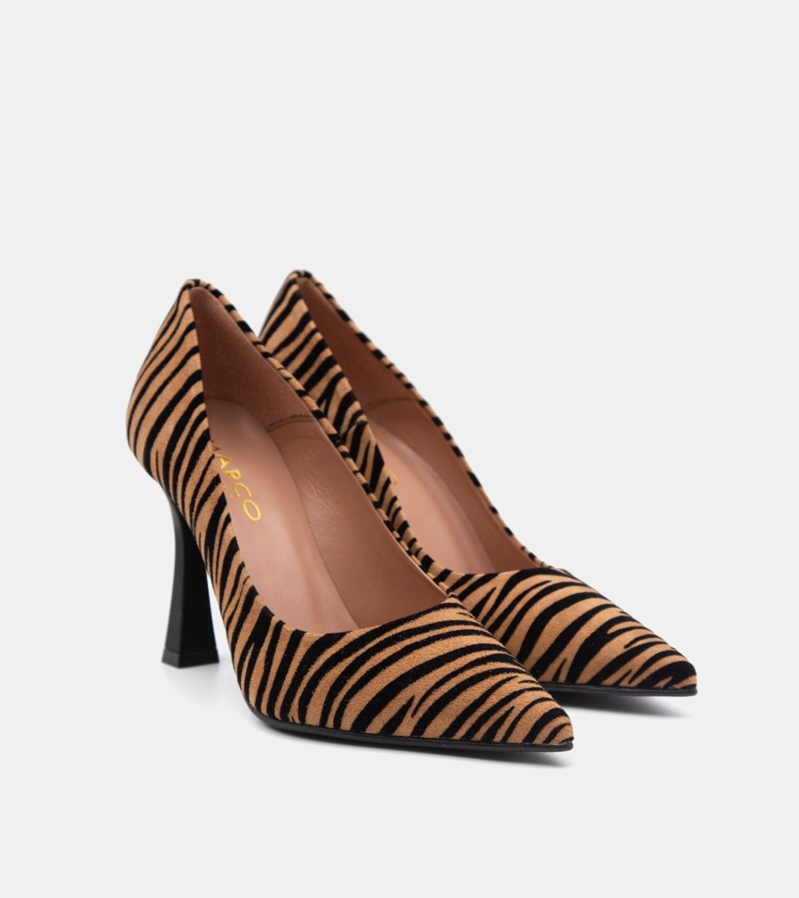 Pumps CANAPE | Zebra Leather Decollete