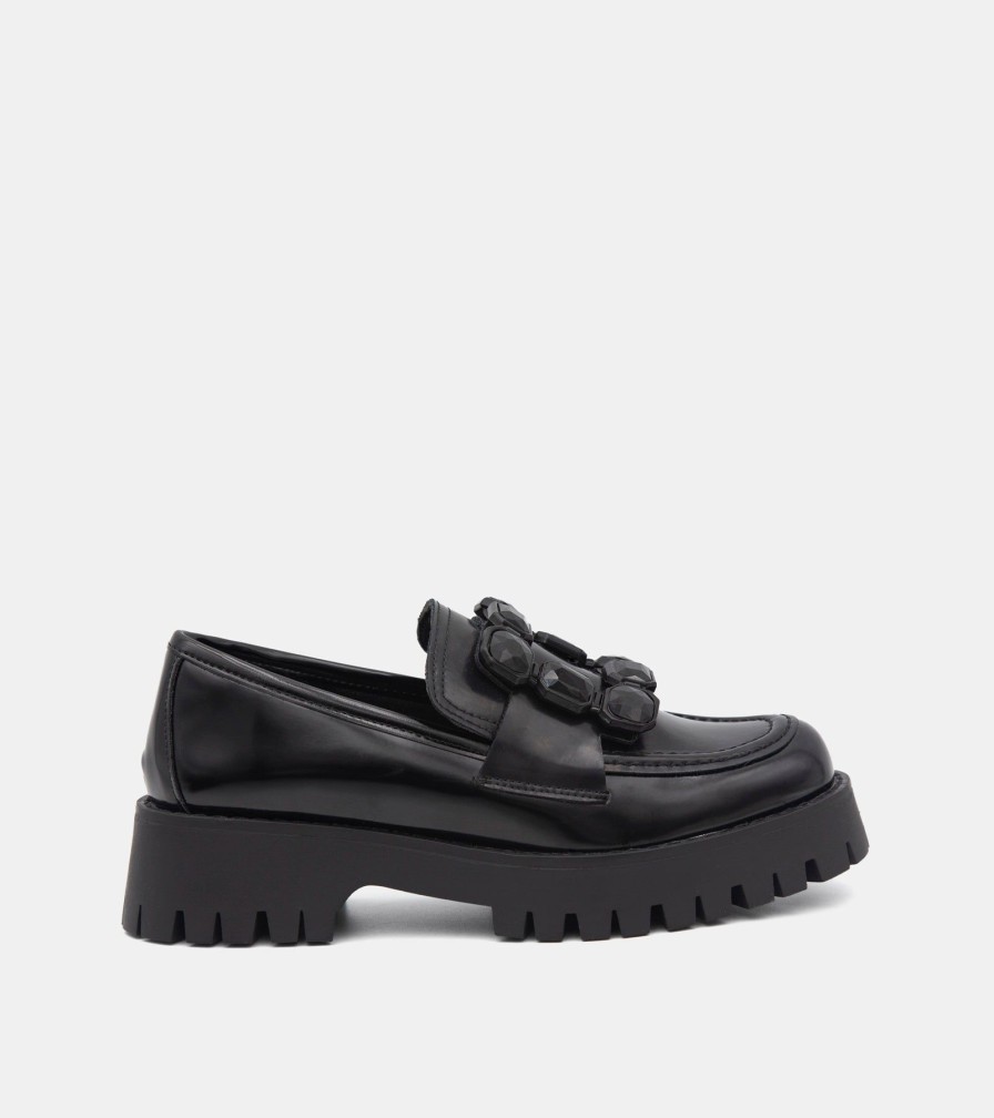 Moccasins EXE | Mocassini Abrasivato Nero