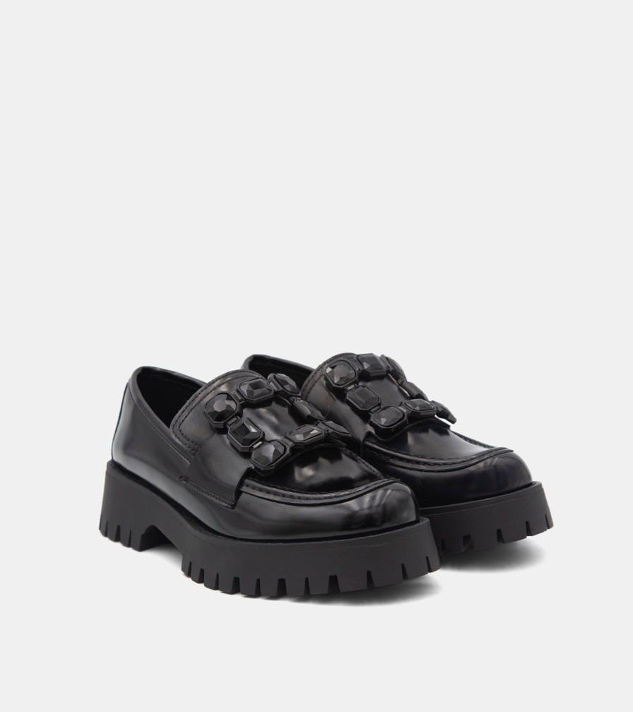 Moccasins EXE | Mocassini Abrasivato Nero