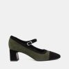 Pumps NOE | Green Suede Decollete