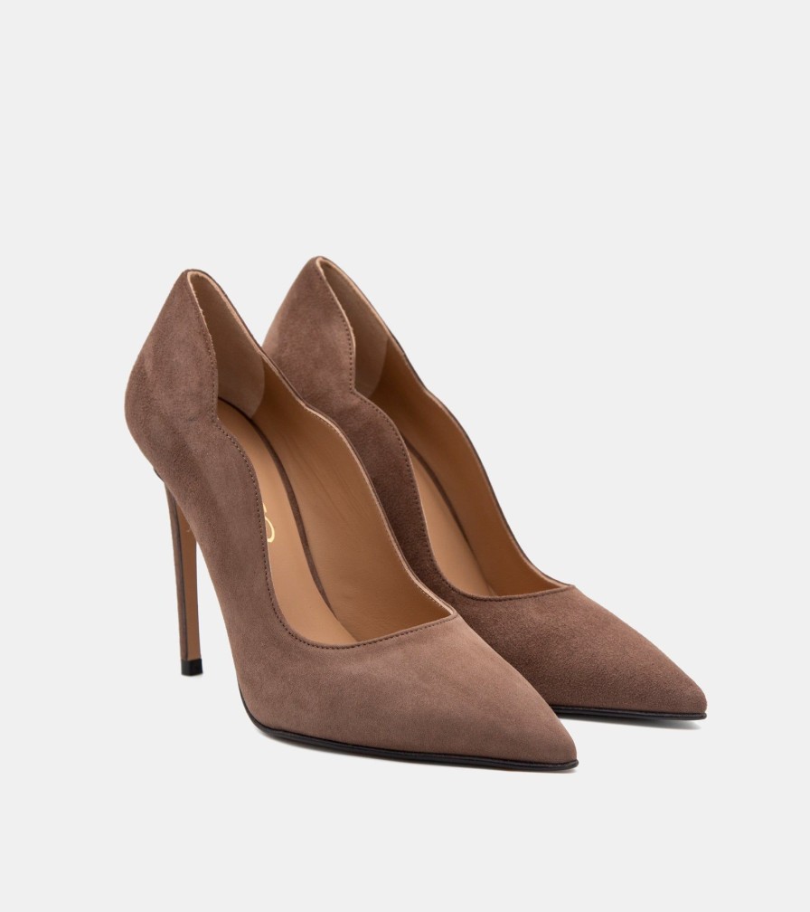 Pumps CRISPI | Maple Suede Decollete