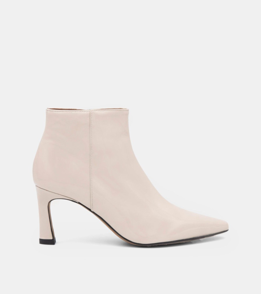 Ankle Boots ALARCON | Tronchetti Vernice Panna