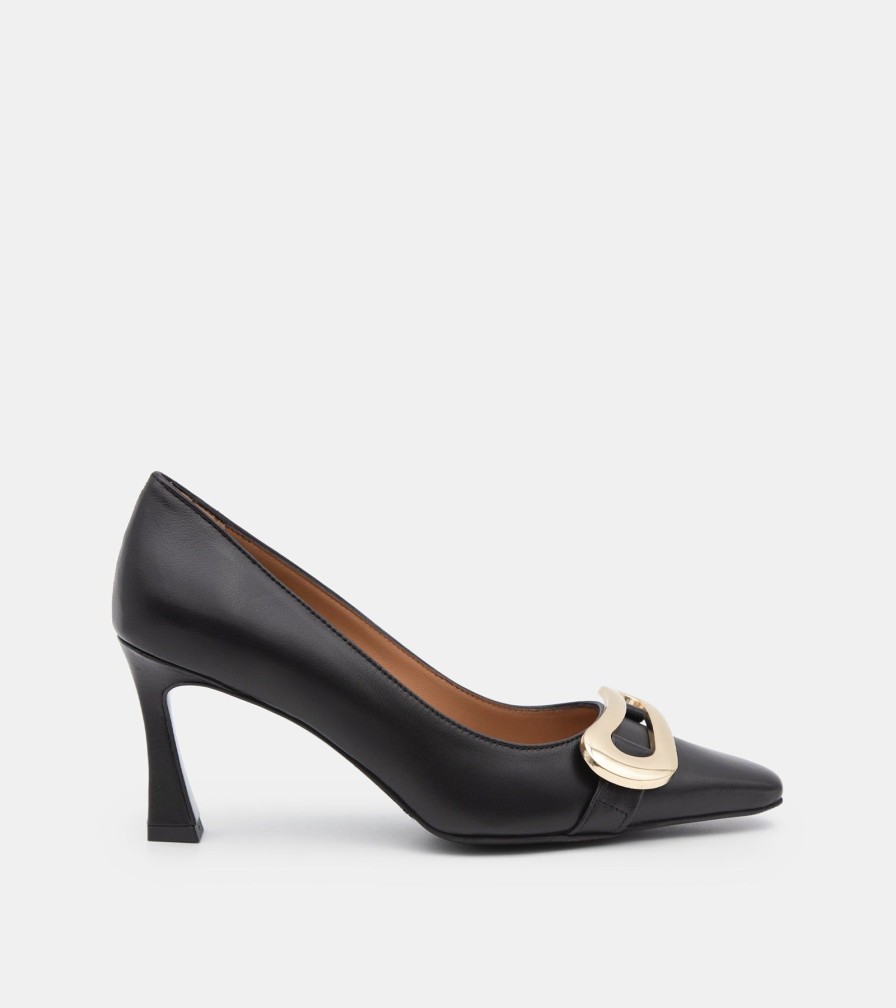 Pumps MARTINA | Black Nappa Decollete