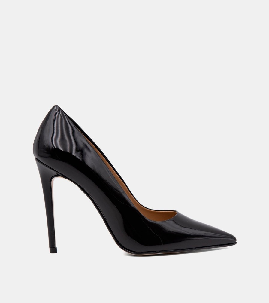 Pumps CRISPI | Patent Black Decollete