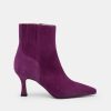 Ankle Boots CANAPE | Plum Suede Ankle Boots