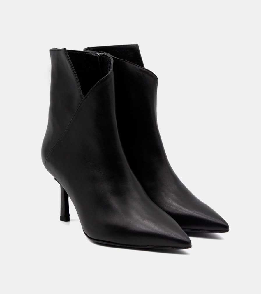 Ankle Boots CRISPI | Black Nappa Ankle Boots