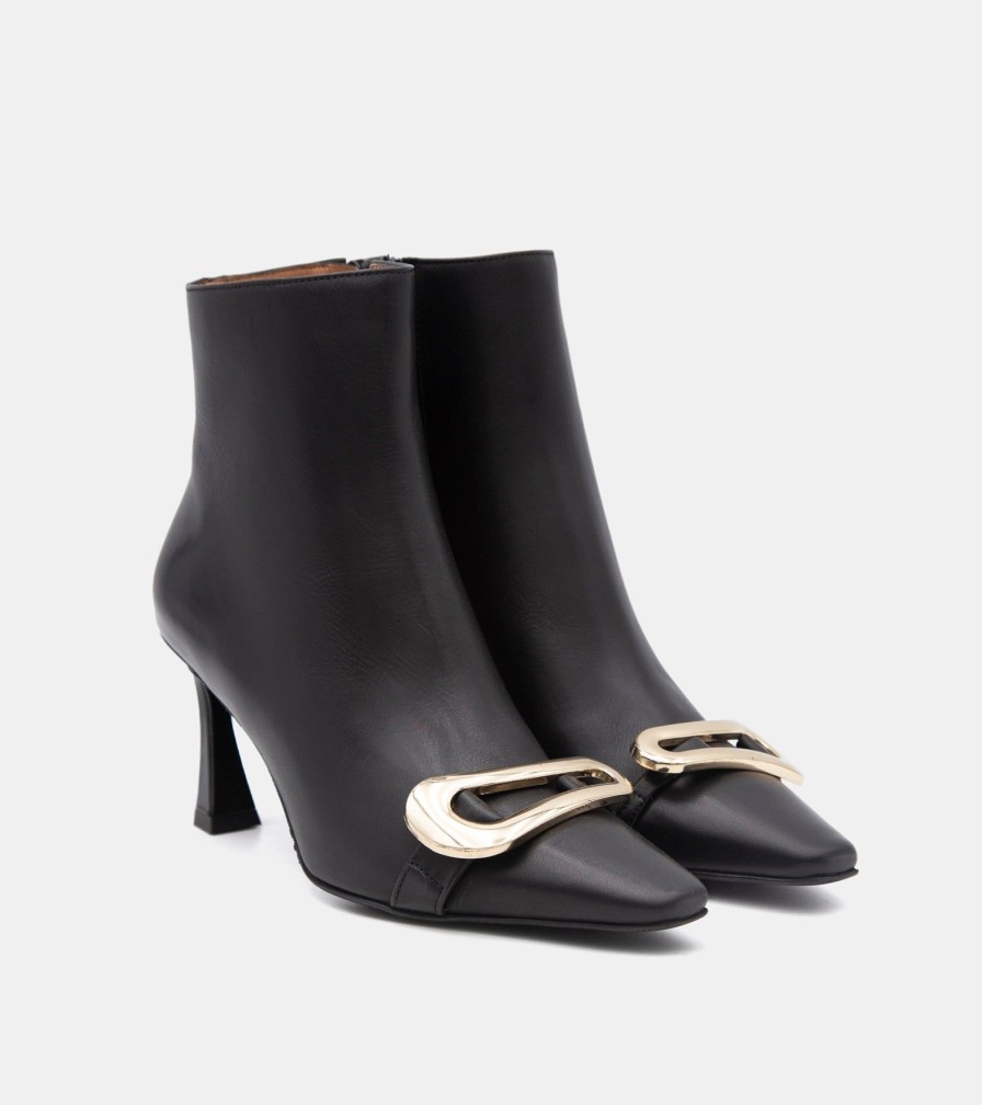 Ankle Boots MARTINA | Black Calf Ankle Boots