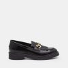 Moccasins JOAN | Black Brushed Loafers