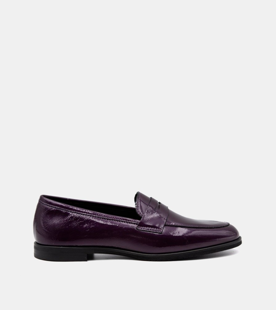 Moccasins BENCIVENGA | Purple Naplak Loafers