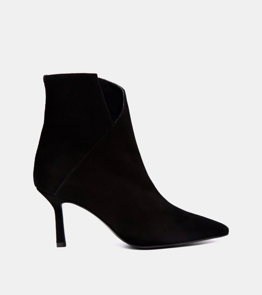 Ankle Boots CRISPI | Black Suede Ankle Boots