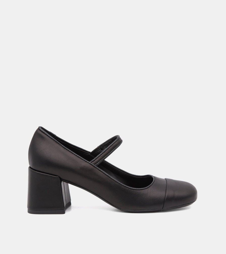 Pumps NOE | Black Nappa Decollete