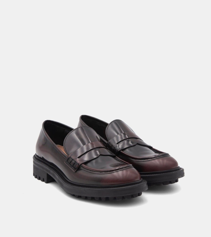 Moccasins NUOVA RIVIERA | Mocassini Abrasivato Bordeaux