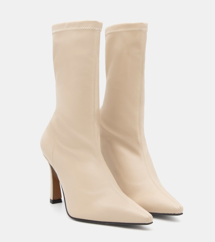 Ankle Boots ALARCON | Tronchetti Pelle Beige