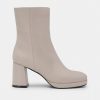 Ankle Boots ANIMA | Chalk Nappa Ankle Boots