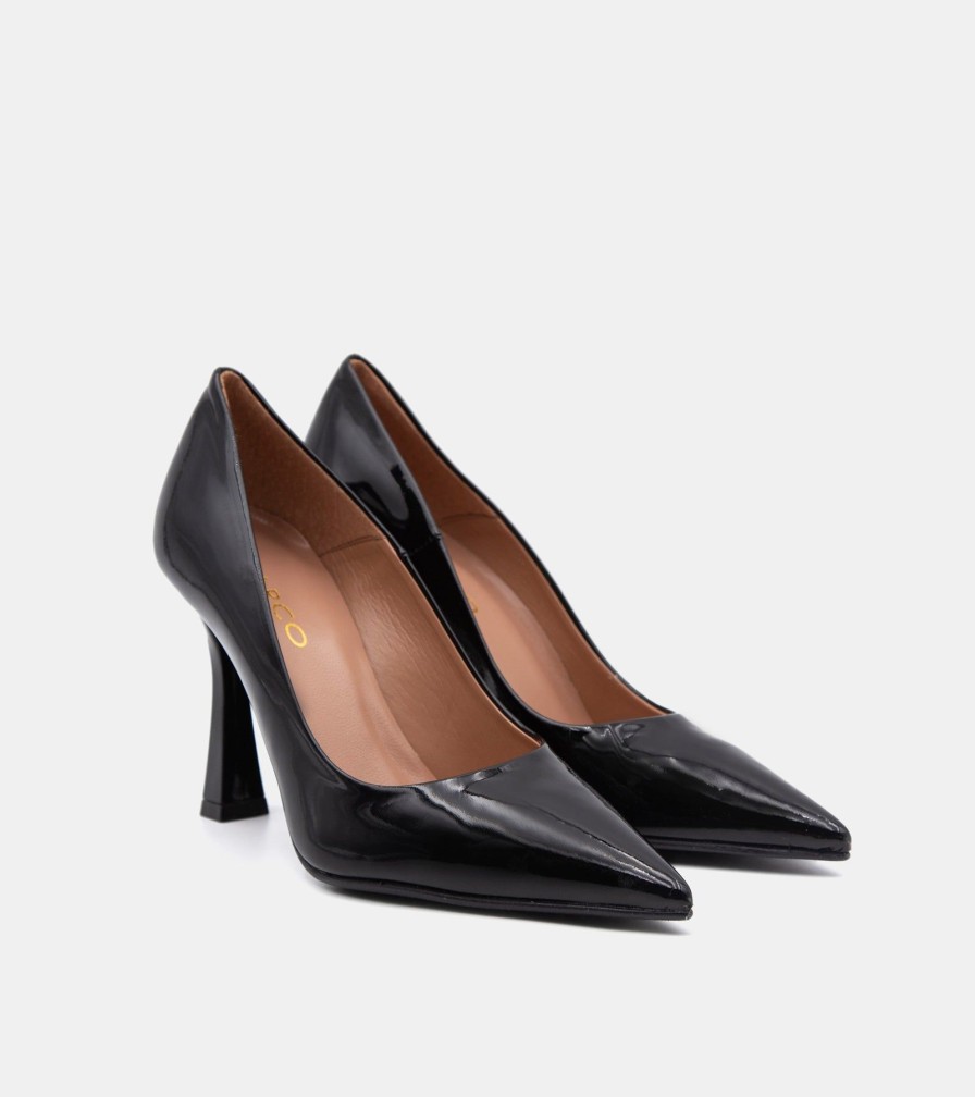 Pumps CANAPE | Patent Black Decollete