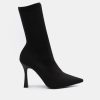 Ankle Boots CANAPE | Black Lycra Ankle Boots