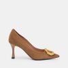 Pumps CANAPE | Tobacco Suede Decollete