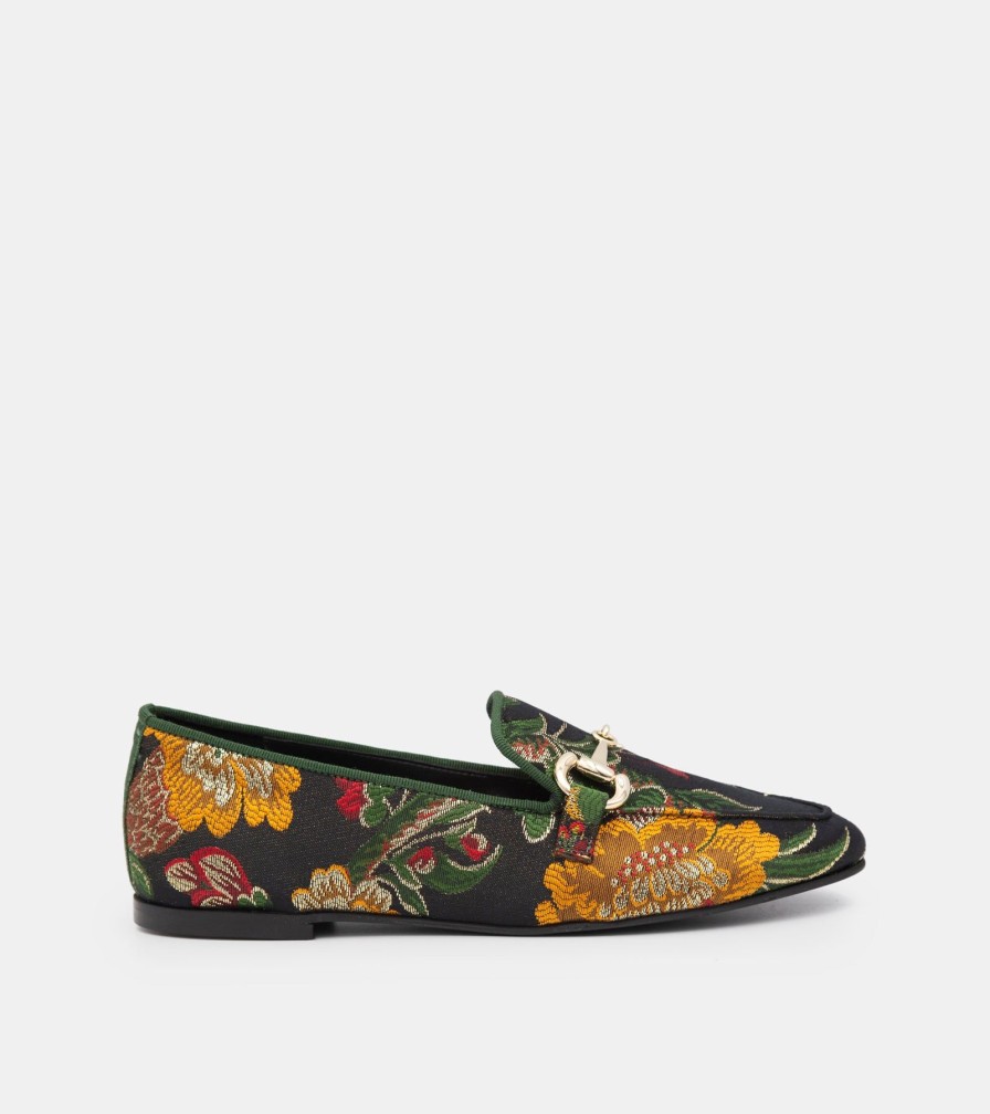 Moccasins ESTER | Loafers With Multicolor Embroidery