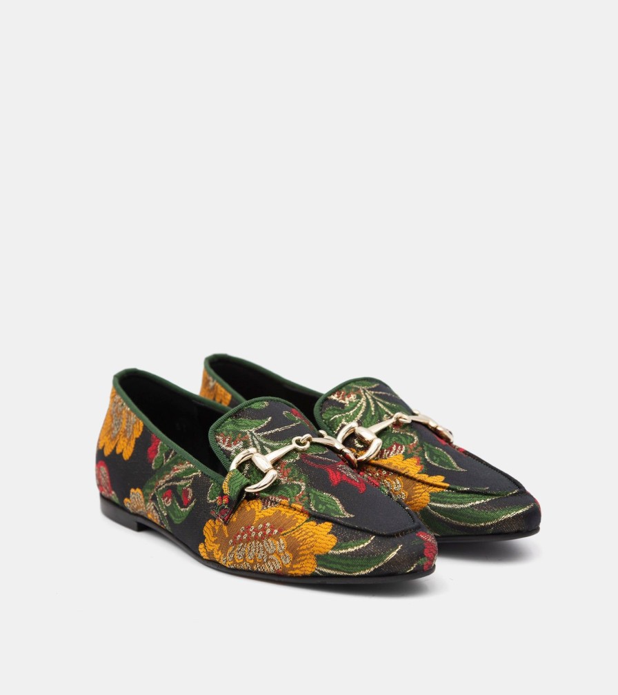 Moccasins ESTER | Loafers With Multicolor Embroidery