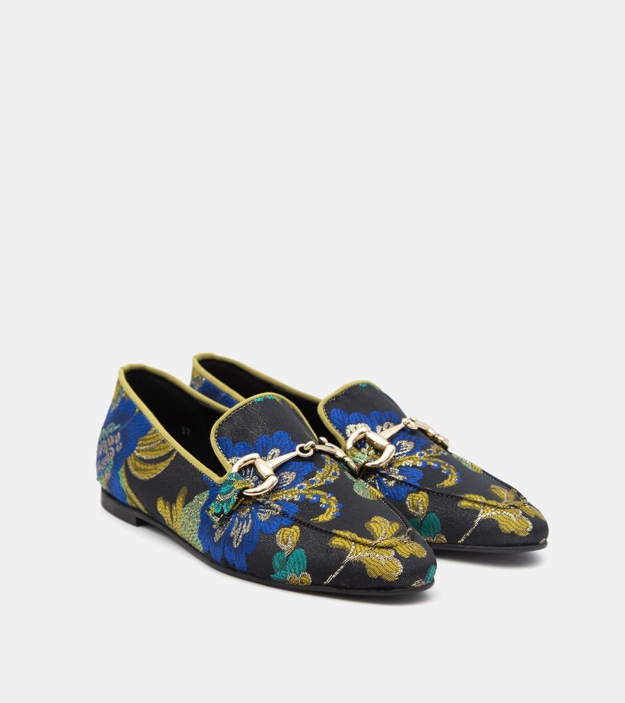 Moccasins ESTER | Loafers With Multicolor Embroidery