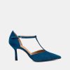 Pumps CRISPI | Petroleum Suede Decollete