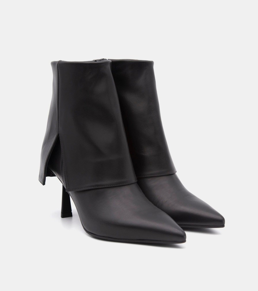 Ankle Boots MARTINA | Black Nappa Ankle Boots