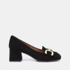 Moccasins MARTINA | Black Suede Loafers