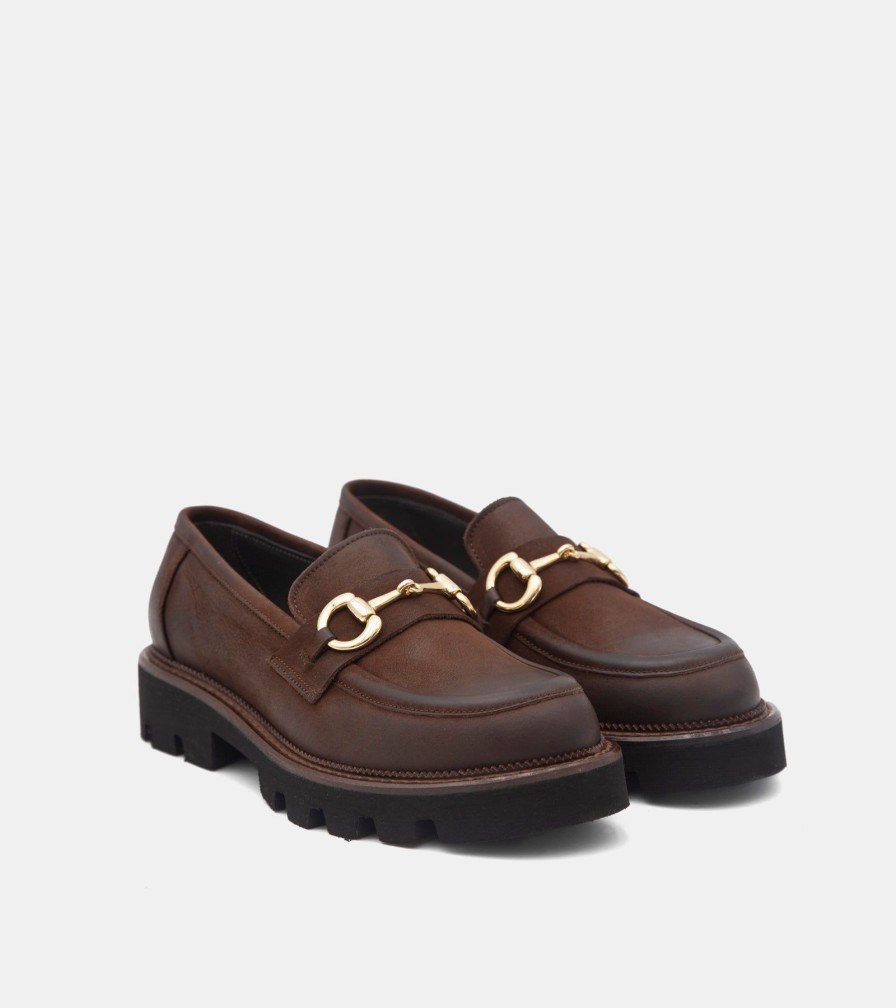 Moccasins EUROPA | Mocassini Nabuk Sigaro