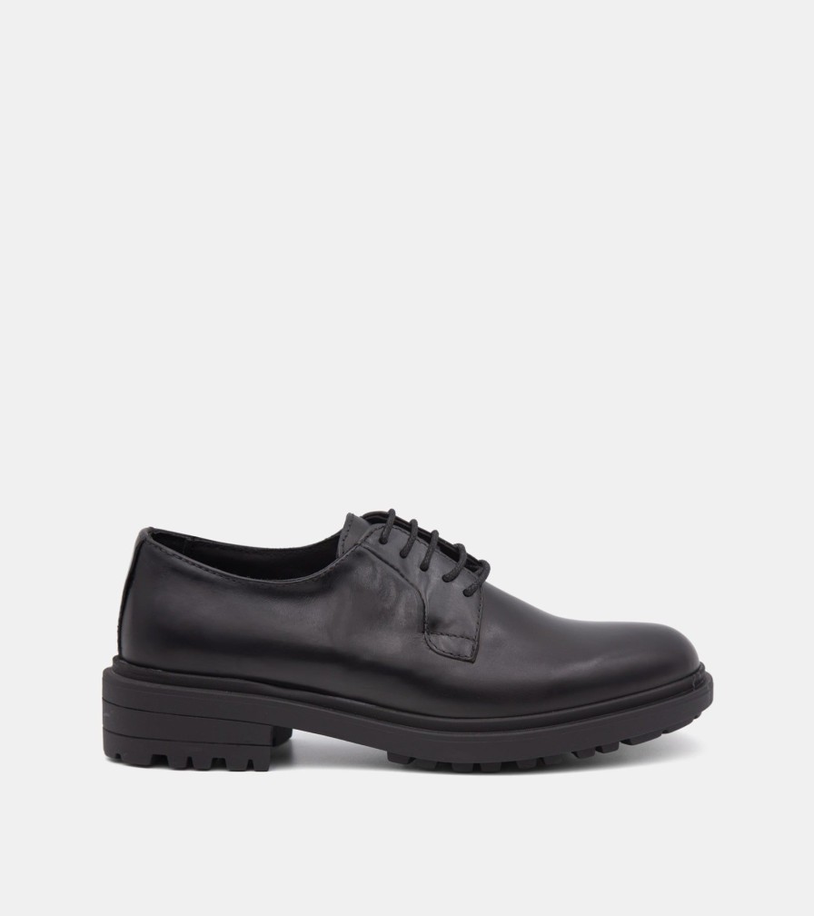 Lace Up VENI | Stringate Vitello Nero