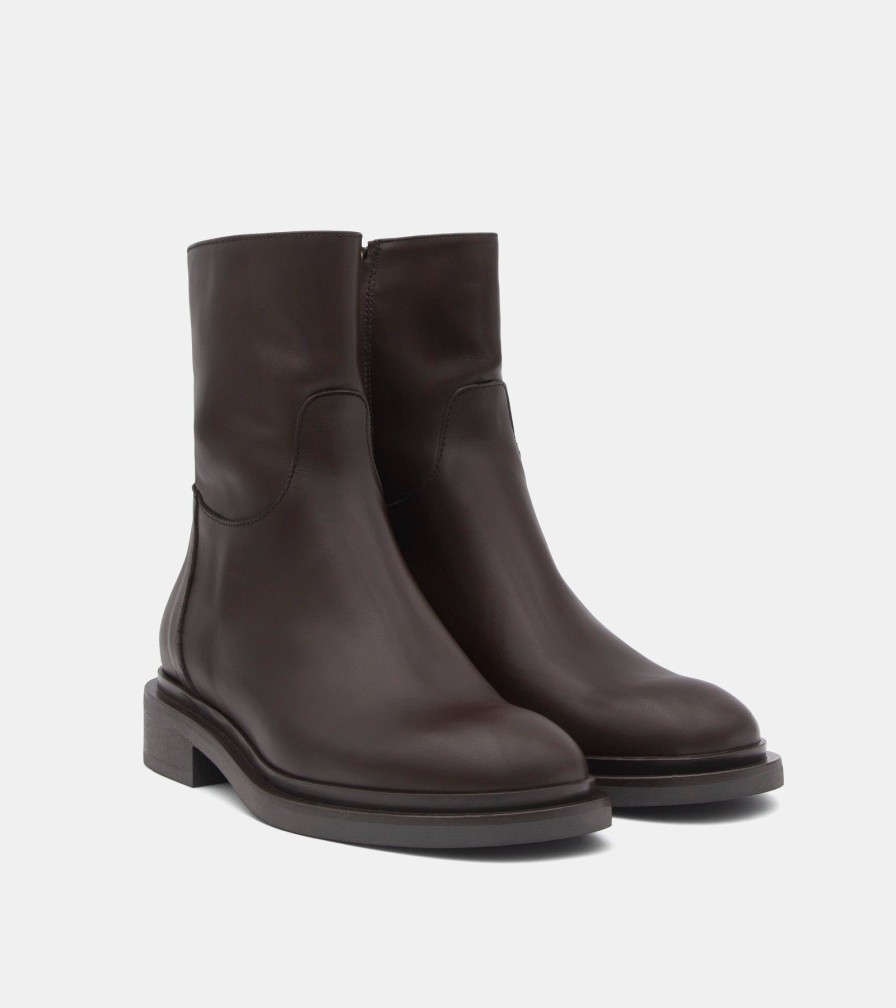 Ankle Boots LADYSHOES | Tronchetti Vitello Testa Di Moro